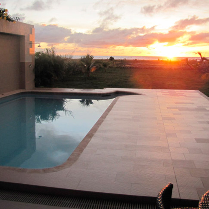 Foto piscina vista al mar - alquiler casas vacaciones Cartagena
